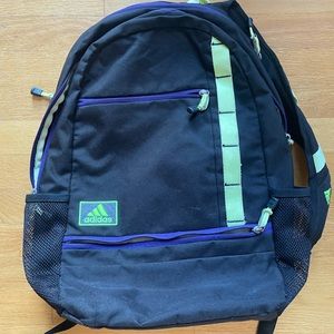 Adidas Ultra Ride Backpack in Black w/ Purple